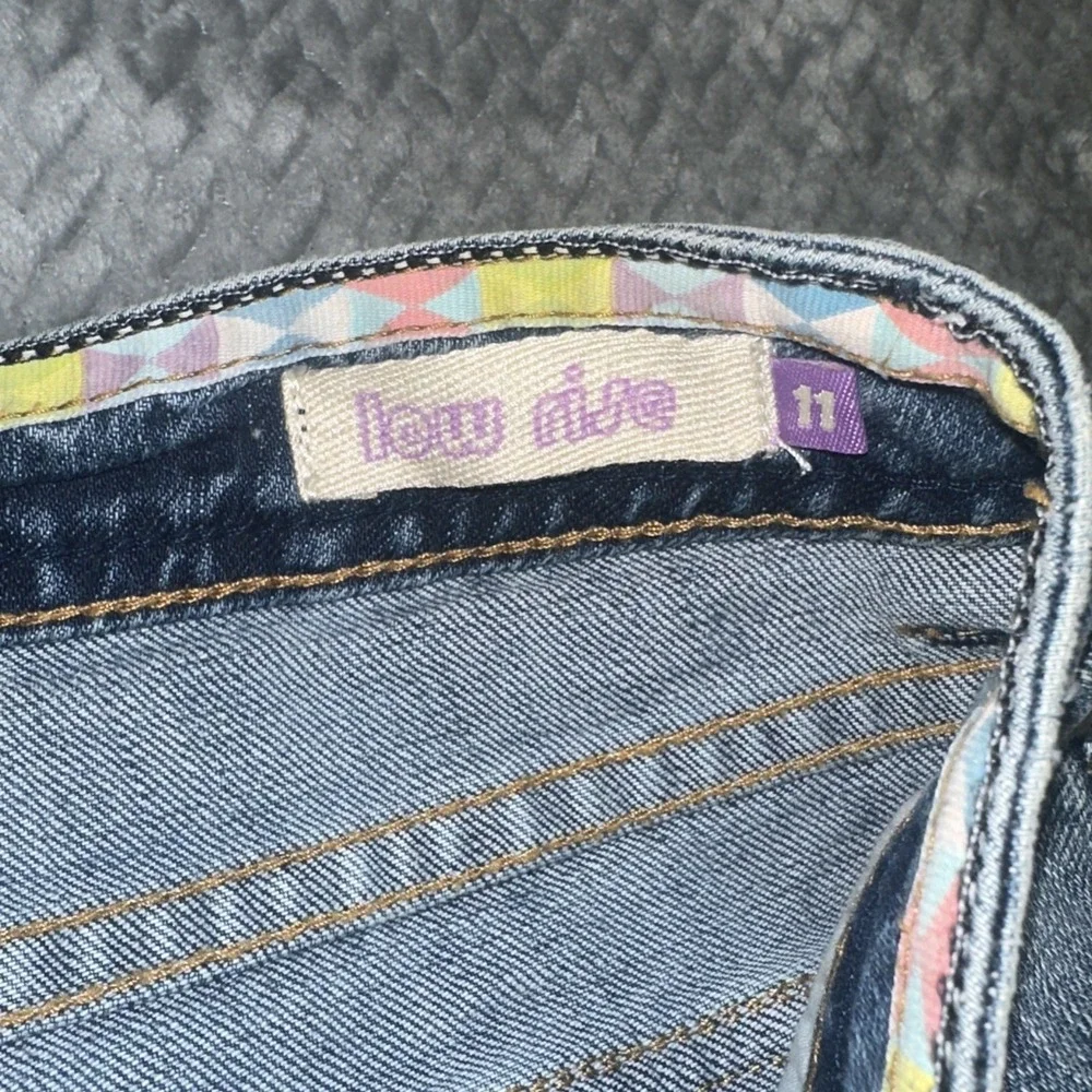 VTG Billabong Denim Low Rise Shorts Women's 11 Jean 5 inch‎ Beach Surf Skate Y2K